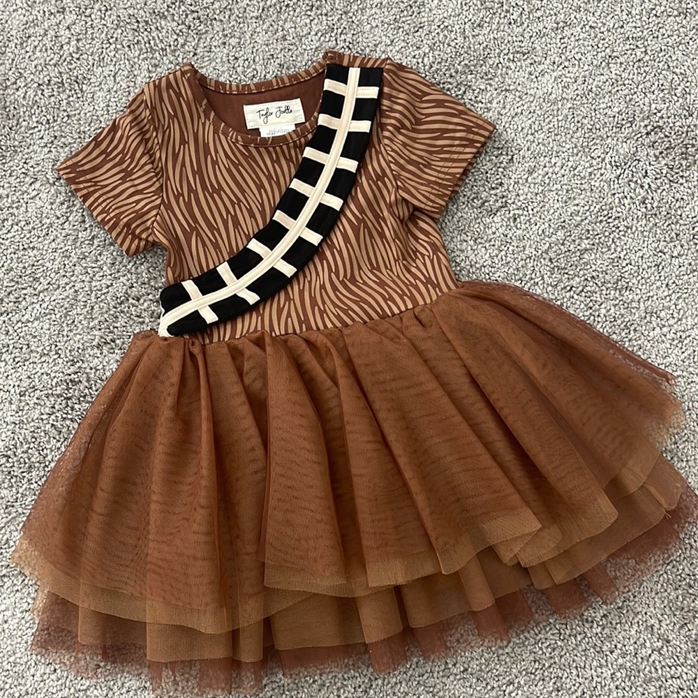 Taylor Joelle Fuzz Ball dress.  Size 3T.